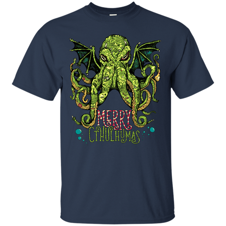 T-Shirts Navy / Small Merry Cthulhumas T-Shirt