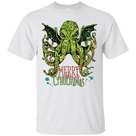 T-Shirts White / Small Merry Cthulhumas T-Shirt