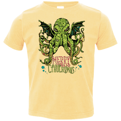 T-Shirts Butter / 2T Merry Cthulhumas Toddler Premium T-Shirt