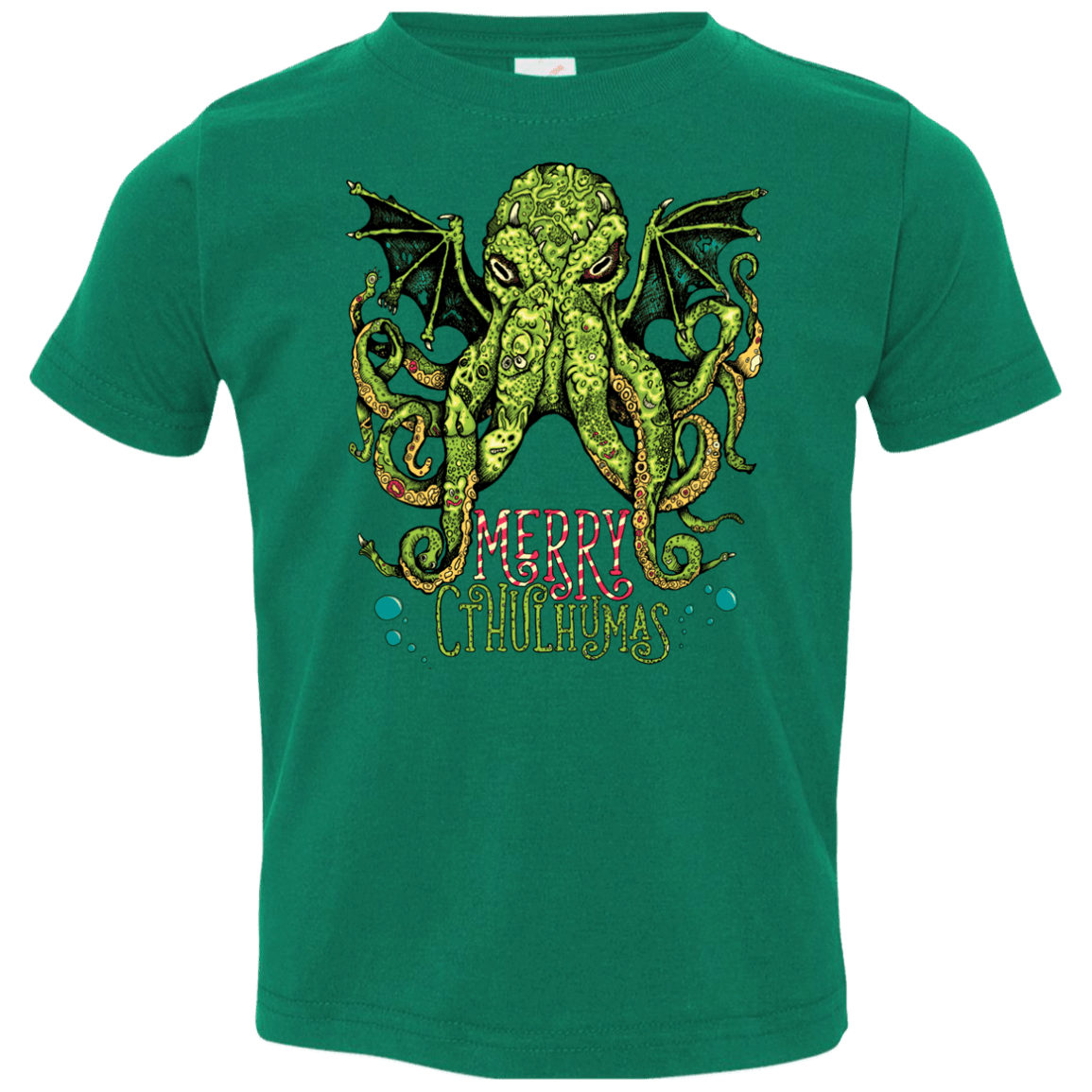 T-Shirts Kelly / 2T Merry Cthulhumas Toddler Premium T-Shirt