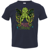 T-Shirts Navy / 2T Merry Cthulhumas Toddler Premium T-Shirt