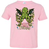 T-Shirts Pink / 2T Merry Cthulhumas Toddler Premium T-Shirt