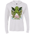 T-Shirts Heather White / X-Small Merry Cthulhumas Triblend Long Sleeve Hoodie Tee