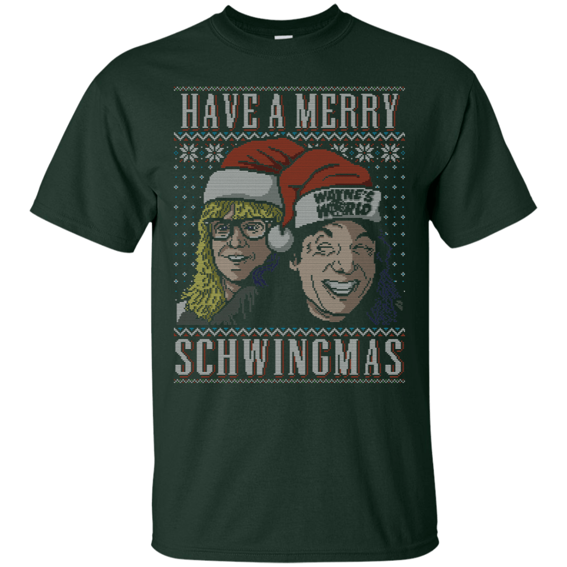 T-Shirts Forest / S Merry Schwingmas T-Shirt