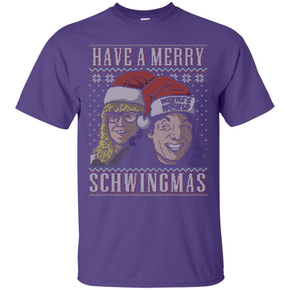 T-Shirts Purple / S Merry Schwingmas T-Shirt
