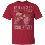 T-Shirts Cardinal / YXS Merry Schwingmas Youth T-Shirt