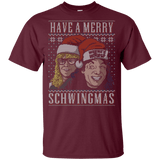 T-Shirts Maroon / YXS Merry Schwingmas Youth T-Shirt