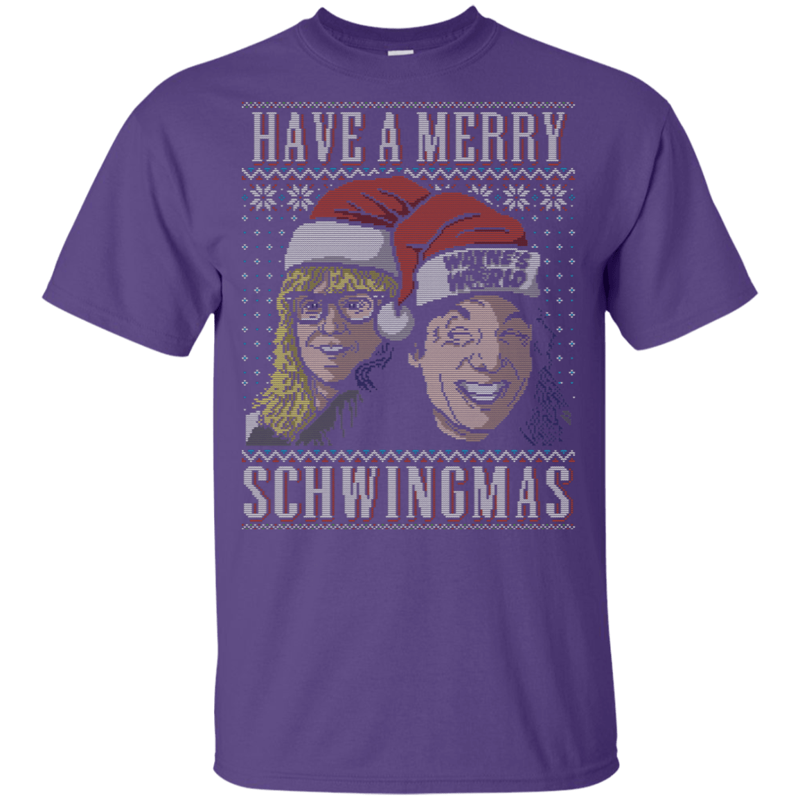 T-Shirts Purple / YXS Merry Schwingmas Youth T-Shirt