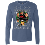 T-Shirts Indigo / Small Merry Smeggin Christmas Men's Premium Long Sleeve
