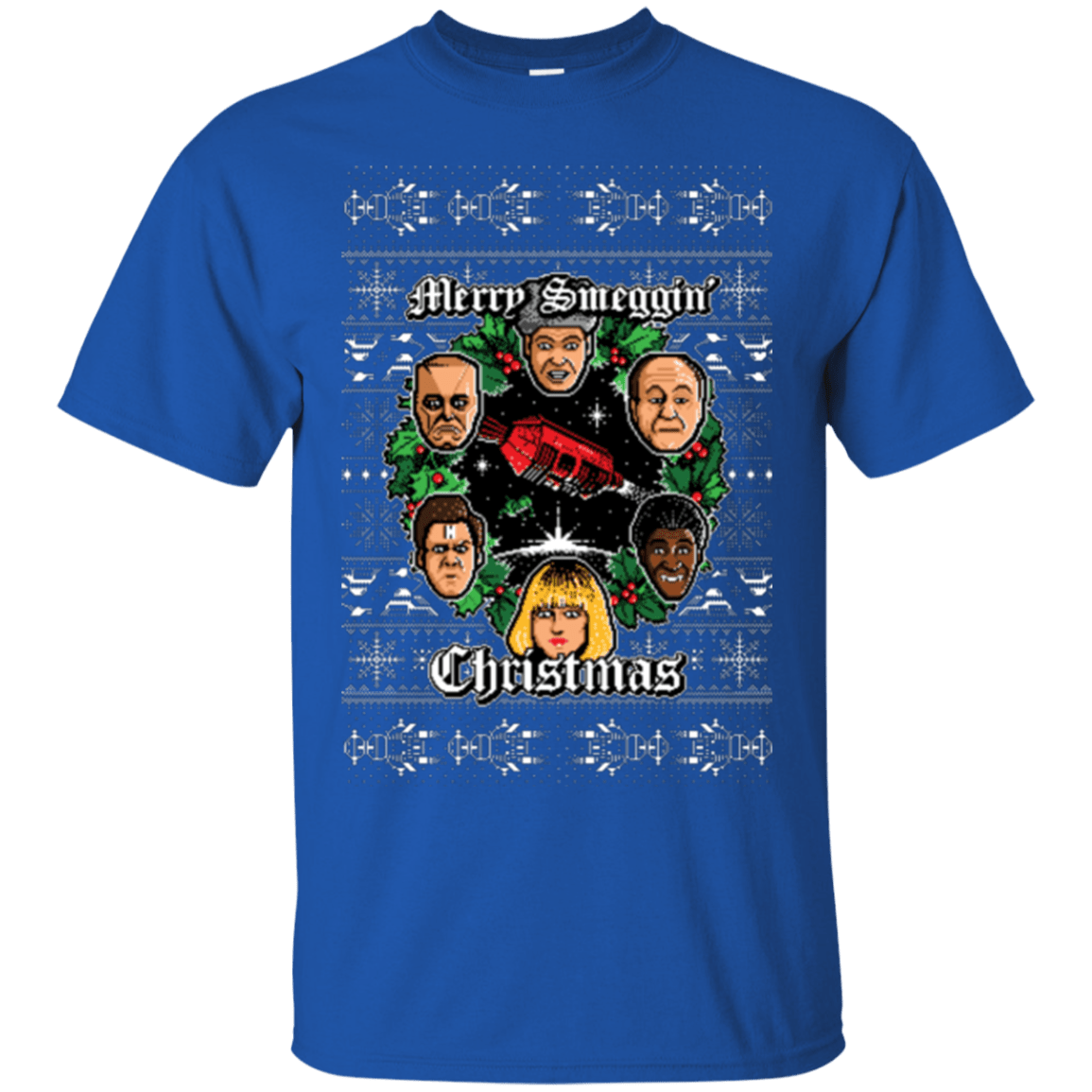 T-Shirts Royal / Small Merry Smeggin Christmas T-Shirt