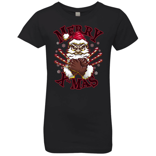 T-Shirts Black / YXS Merry X-Mas Girls Premium T-Shirt