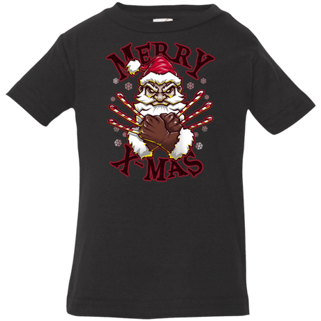 T-Shirts Black / 6 Months Merry X-Mas Infant Premium T-Shirt