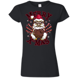 T-Shirts Black / S Merry X-Mas Junior Slimmer-Fit T-Shirt