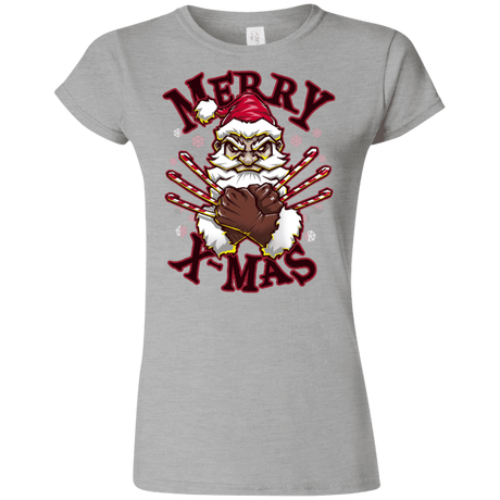 T-Shirts Sport Grey / S Merry X-Mas Junior Slimmer-Fit T-Shirt