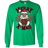 T-Shirts Irish Green / S Merry X-Mas Men's Long Sleeve T-Shirt