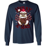 T-Shirts Navy / S Merry X-Mas Men's Long Sleeve T-Shirt