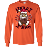 T-Shirts Orange / S Merry X-Mas Men's Long Sleeve T-Shirt