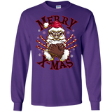 T-Shirts Purple / S Merry X-Mas Men's Long Sleeve T-Shirt