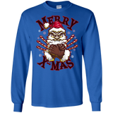 T-Shirts Royal / S Merry X-Mas Men's Long Sleeve T-Shirt