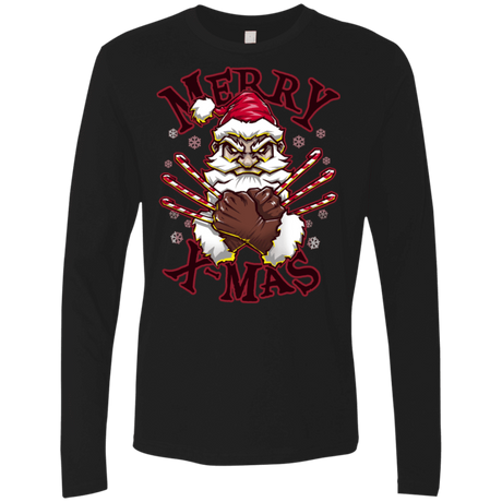 T-Shirts Black / S Merry X-Mas Men's Premium Long Sleeve