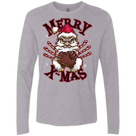 T-Shirts Heather Grey / S Merry X-Mas Men's Premium Long Sleeve