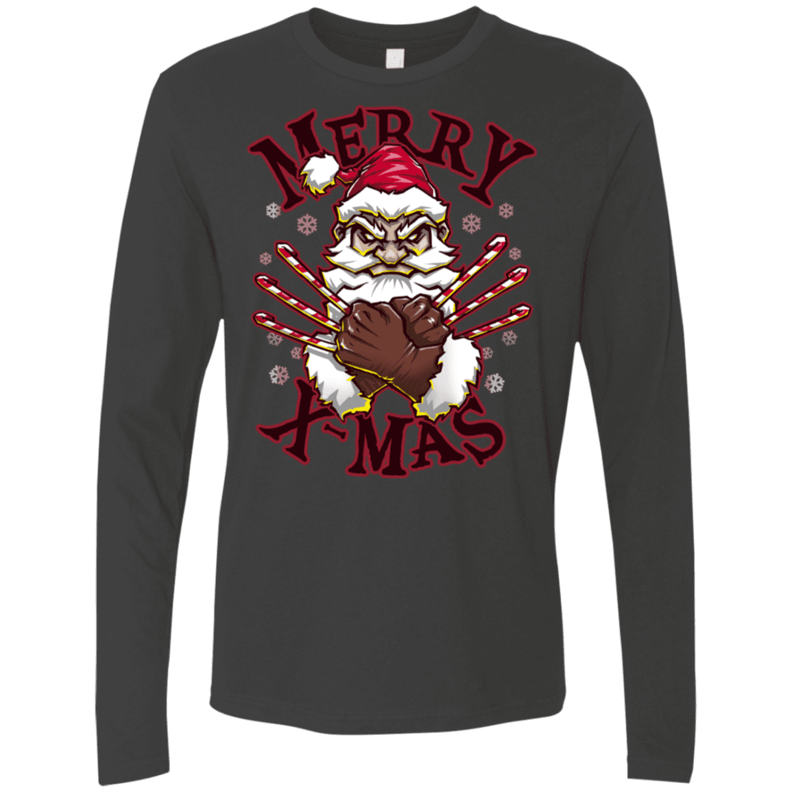 T-Shirts Heavy Metal / S Merry X-Mas Men's Premium Long Sleeve