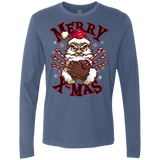 T-Shirts Indigo / S Merry X-Mas Men's Premium Long Sleeve