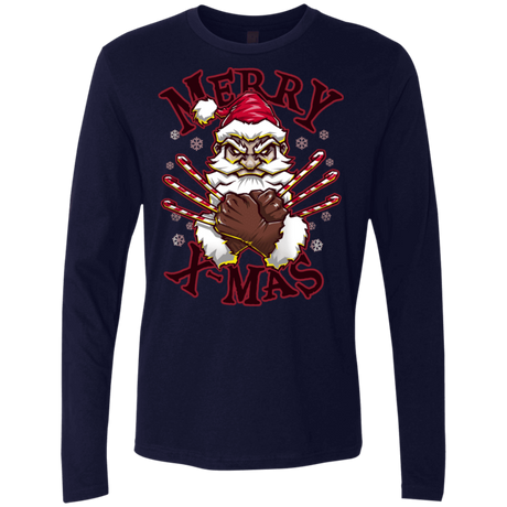 T-Shirts Midnight Navy / S Merry X-Mas Men's Premium Long Sleeve