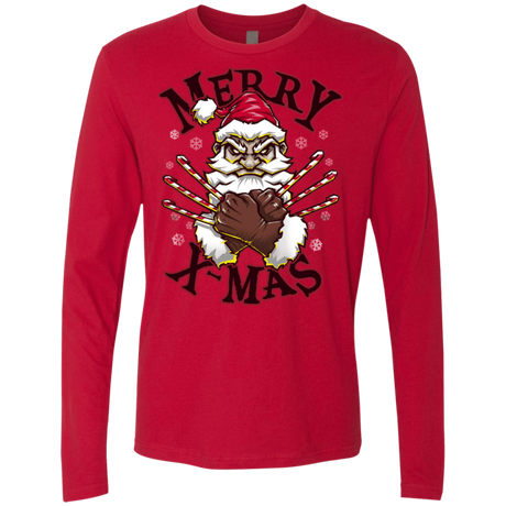 T-Shirts Red / S Merry X-Mas Men's Premium Long Sleeve