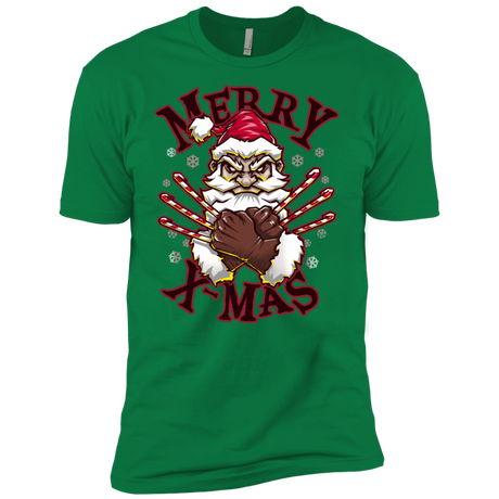 T-Shirts Kelly Green / X-Small Merry X-Mas Men's Premium T-Shirt