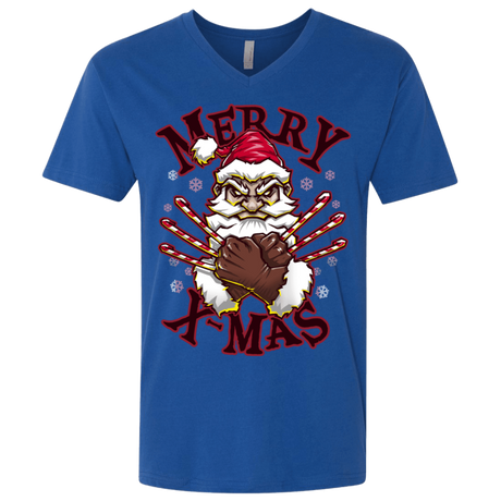 T-Shirts Royal / X-Small Merry X-Mas Men's Premium V-Neck