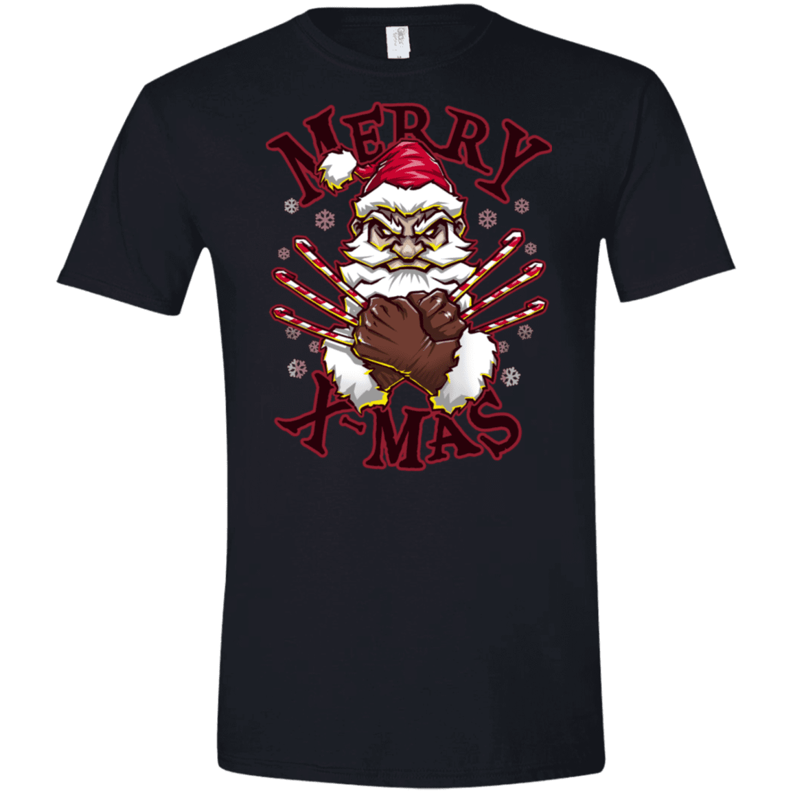 T-Shirts Black / X-Small Merry X-Mas Men's Semi-Fitted Softstyle