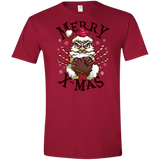 T-Shirts Cardinal Red / S Merry X-Mas Men's Semi-Fitted Softstyle