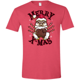T-Shirts Heather Red / S Merry X-Mas Men's Semi-Fitted Softstyle