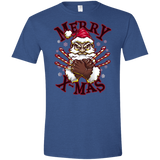 T-Shirts Heather Royal / X-Small Merry X-Mas Men's Semi-Fitted Softstyle