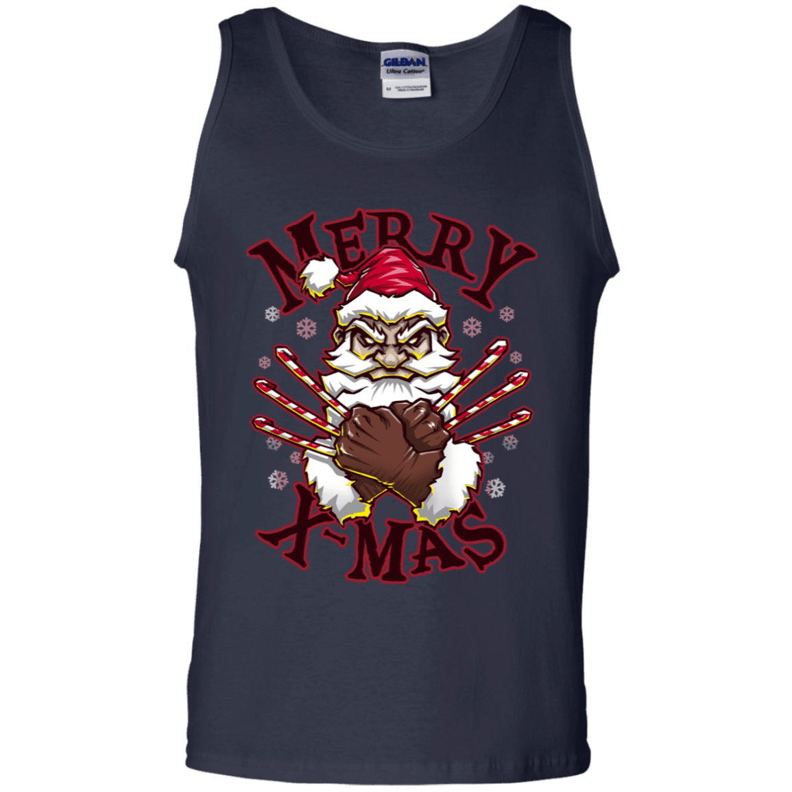 T-Shirts Navy / S Merry X-Mas Men's Tank Top