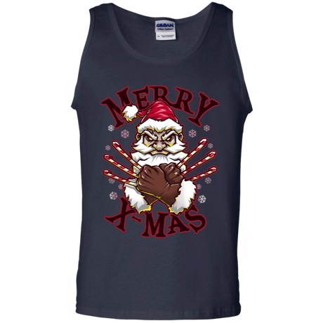 T-Shirts Navy / S Merry X-Mas Men's Tank Top