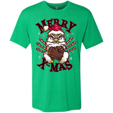 T-Shirts Envy / S Merry X-Mas Men's Triblend T-Shirt