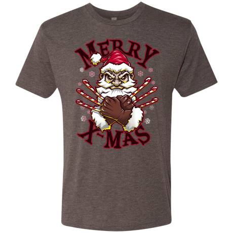 T-Shirts Macchiato / S Merry X-Mas Men's Triblend T-Shirt