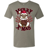 T-Shirts Venetian Grey / S Merry X-Mas Men's Triblend T-Shirt