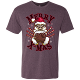 T-Shirts Vintage Purple / S Merry X-Mas Men's Triblend T-Shirt