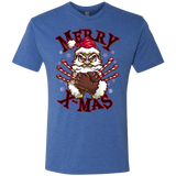 T-Shirts Vintage Royal / S Merry X-Mas Men's Triblend T-Shirt