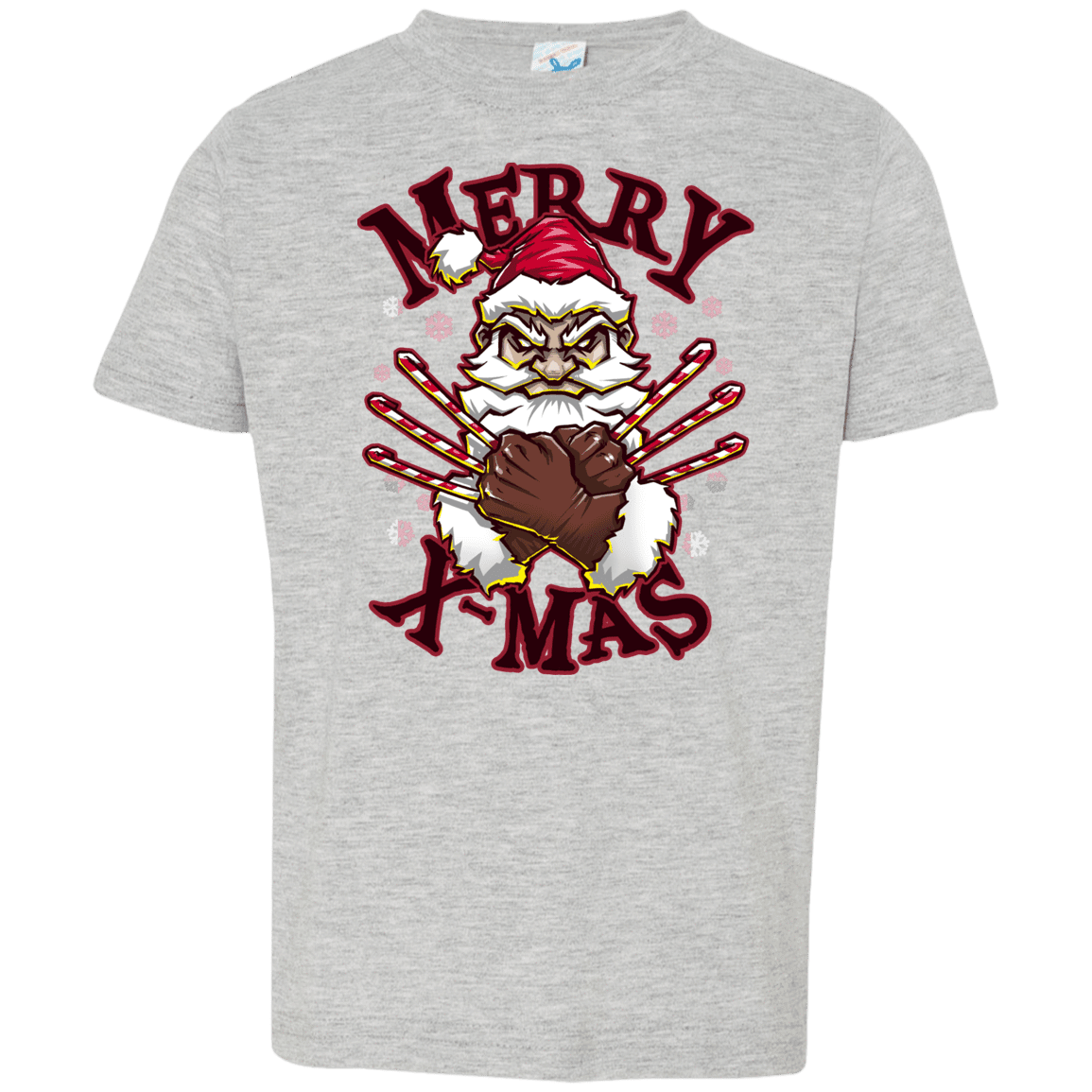 T-Shirts Heather Grey / 2T Merry X-Mas Toddler Premium T-Shirt