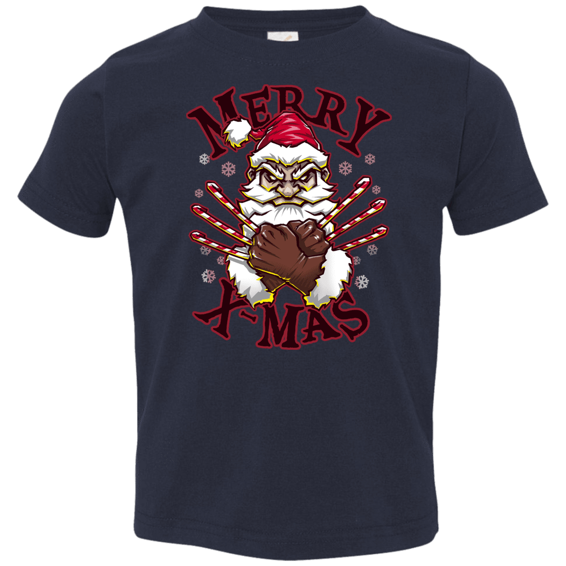 T-Shirts Navy / 2T Merry X-Mas Toddler Premium T-Shirt