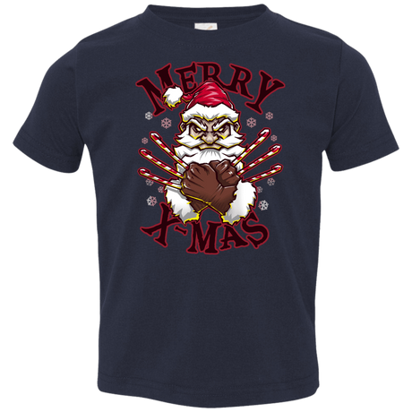 T-Shirts Navy / 2T Merry X-Mas Toddler Premium T-Shirt