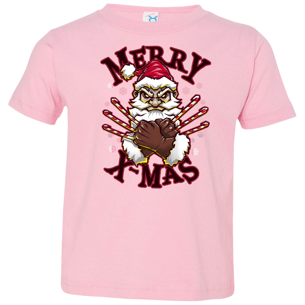 T-Shirts Pink / 2T Merry X-Mas Toddler Premium T-Shirt