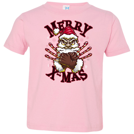 T-Shirts Pink / 2T Merry X-Mas Toddler Premium T-Shirt