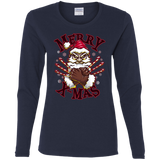 T-Shirts Navy / S Merry X-Mas Women's Long Sleeve T-Shirt