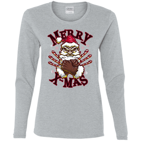 T-Shirts Sport Grey / S Merry X-Mas Women's Long Sleeve T-Shirt