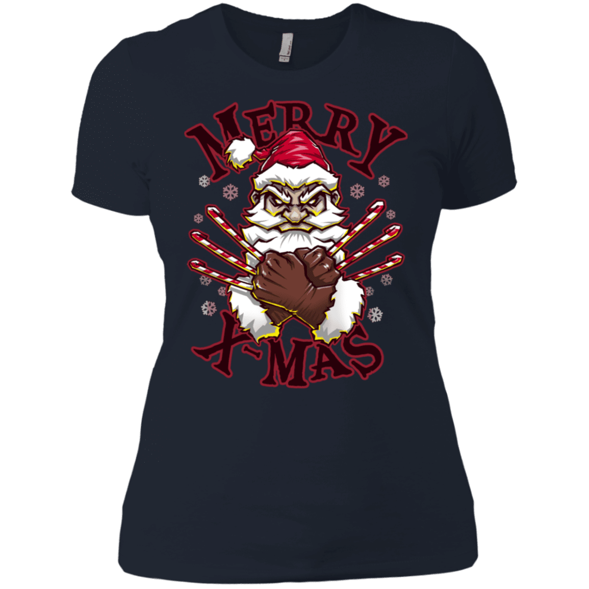 T-Shirts Midnight Navy / X-Small Merry X-Mas Women's Premium T-Shirt